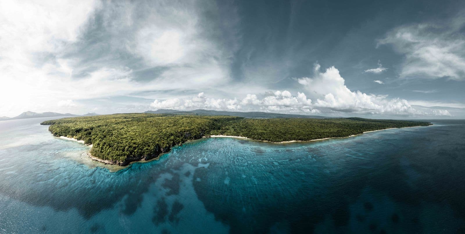 Island and sea in Vanuatu